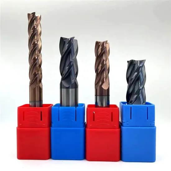 Kht Customized Solid Carbide End Mills HRC40/45/50/55/65/70 4t/3t/6t All Types Face Milling Cutter for Roughing and Threading